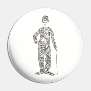 The tramp lettering Pin