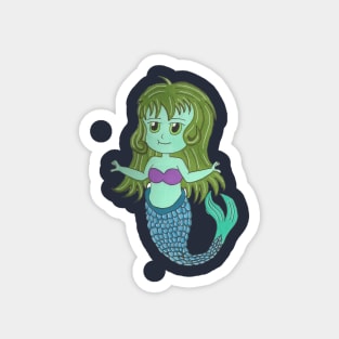 Blue Mermaid Magnet