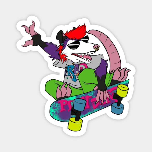 PLAY DEAD Magnet by possumtees