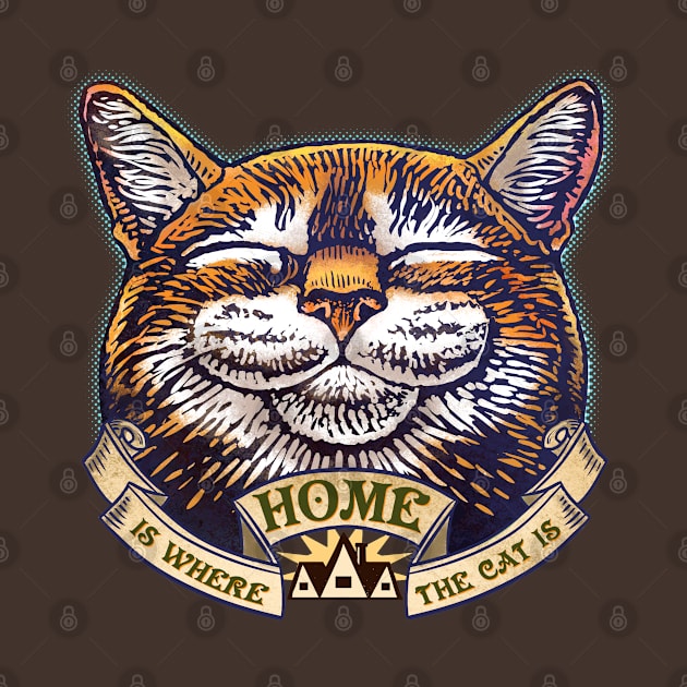 Home Is Where The Cat Is by ChetArt