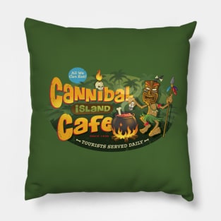 Cannibal Island Cafe Pillow