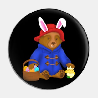 Easter Bunny Paddington Bear Pin