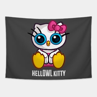 Hell-OWL_kitty Tapestry