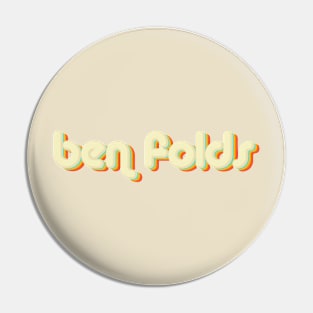 vintage color ben folds Pin