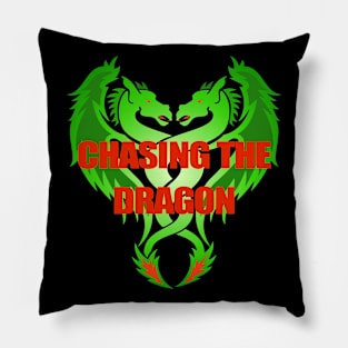 Chasing The Dragon Pillow