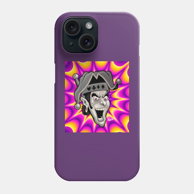 Psychedelic JESTER Phone Case by SCOT CAMPBELL DESIGNS