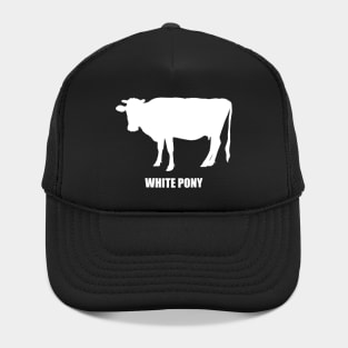 White Pony Hat