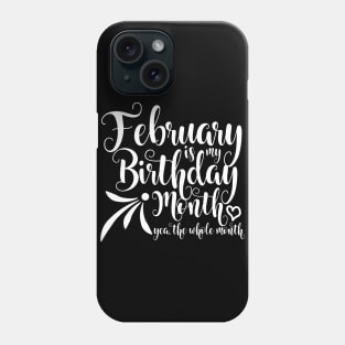 February Birthday Phone Case