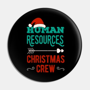 Human Resources Christmas Crew Pin