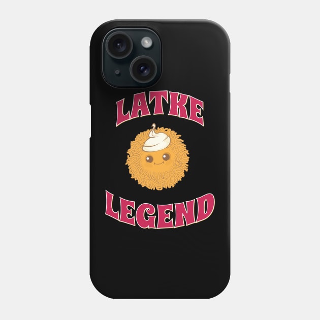 I Am A Latke Legend Hanukkah and Jewish Holidays Phone Case by Proud Collection