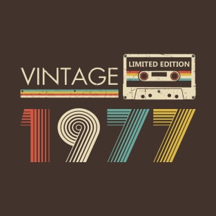 Vintage 1977 Limited Edition Cassette T-Shirt