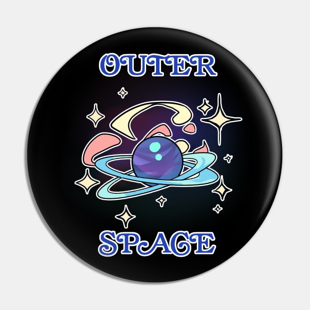 Outer Space Pin by WiliamGlowing