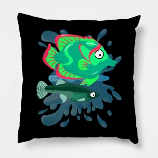 coastal fishing Pillow