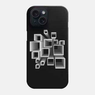 3D Squares in Perspective Phone Case