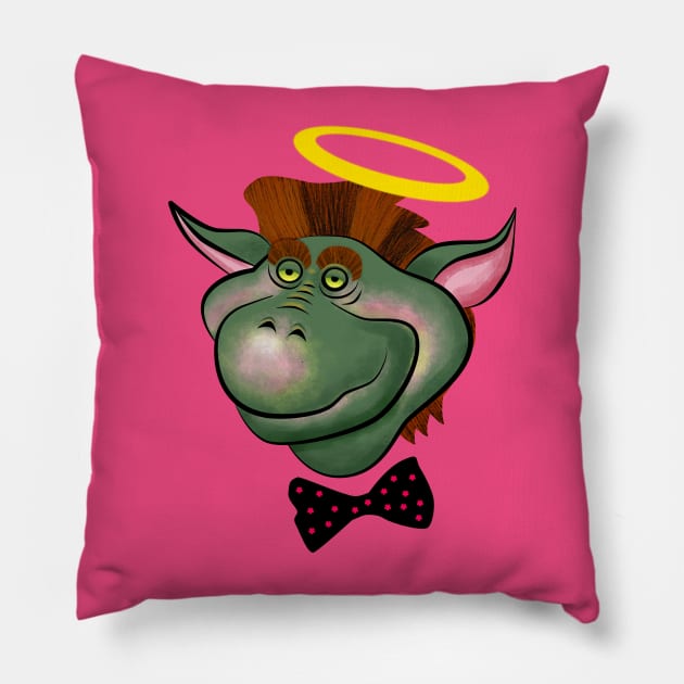 Saint Sonny Eclipse Pillow by GoodOneWah