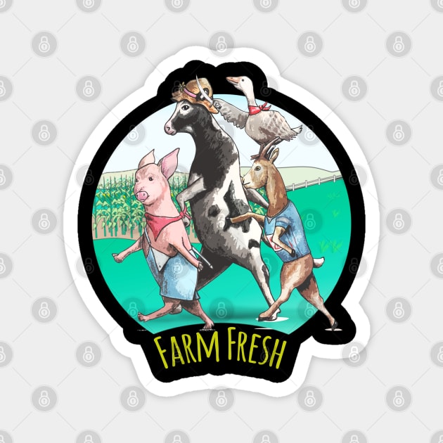 Farm Fresh Magnet by Hambone Picklebottom