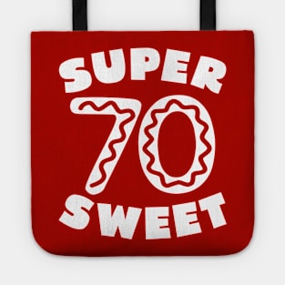 Super Sweet 70 Birthday Icing Tote