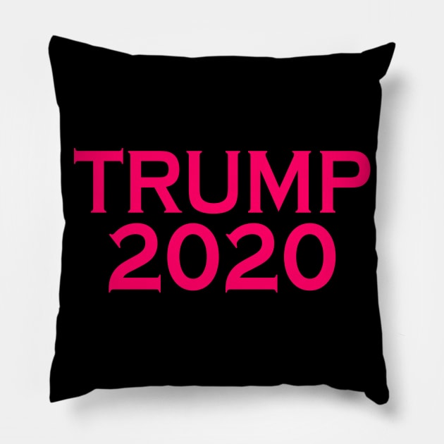 TRUMP 2020 Pillow by Milaino