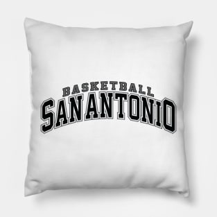 San Antonio Basketball Pillow