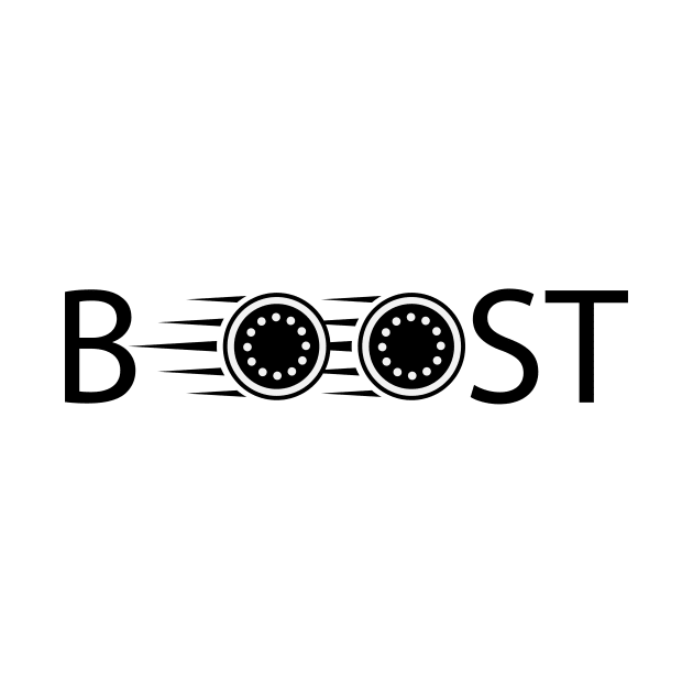 Boost being boosted typography design by DinaShalash