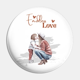 Endless Love Mother and Daughter Pin