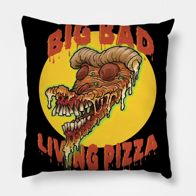 living dead pizza Pillow by Paskalamak