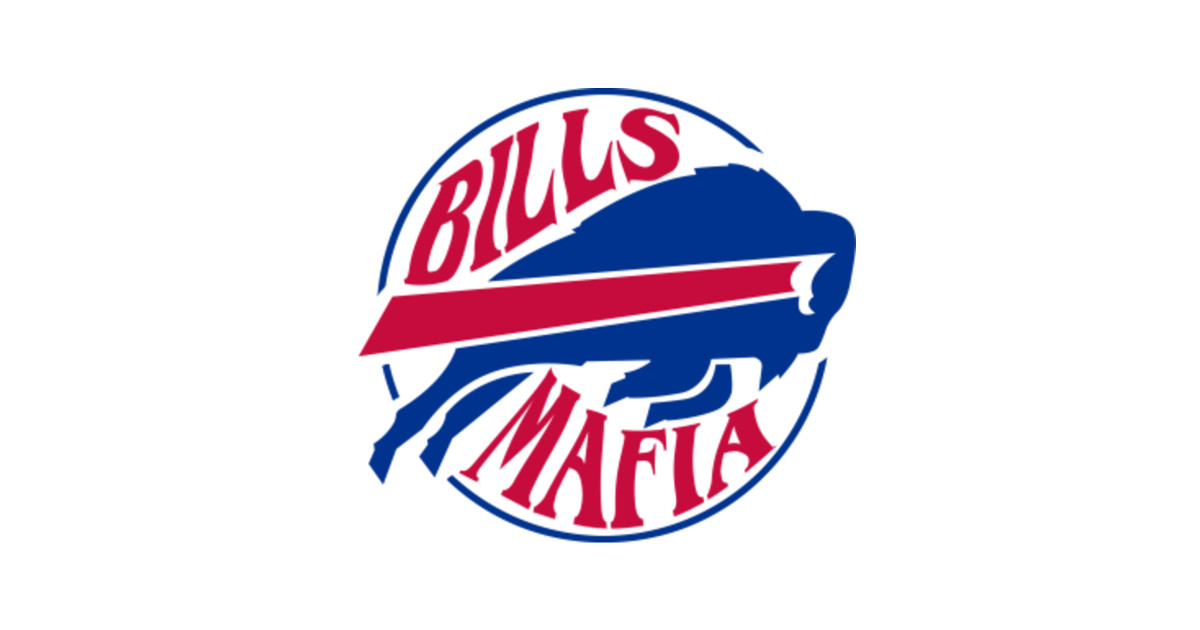 BILLS MAFIA - BUFFALO BILLS (logo circle) - Bills Mafia - Pin | TeePublic