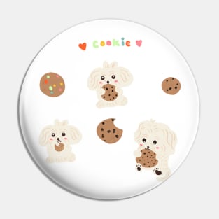 Cookie Dog Pin