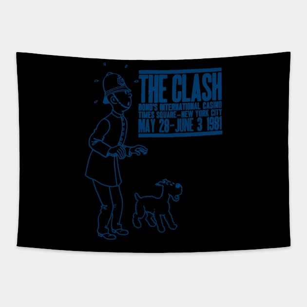 The Clash Punk Tapestry by Tosik Art1