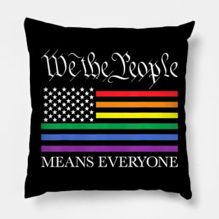 Usa Lgbt Equality We The People Means Everyone Pillow