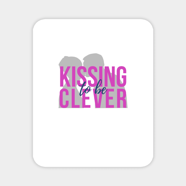 Kissing to be clever couple Magnet by jeune98