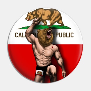 California Bear Flag - Cali love - California Love Pin