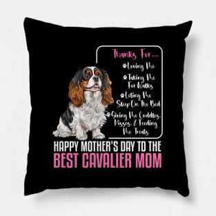 HapMother'S Day To The Best Cavalier King Charles Mom Pillow