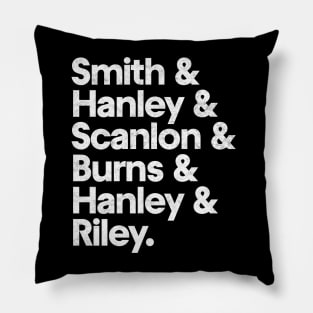 Classic Early The Fall Line-Up Names List Design Pillow