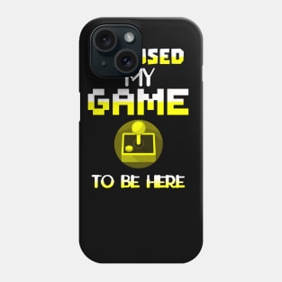 I Paused my Game to be here cool gamer girl shirt gift Phone Case