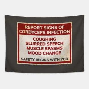 Reports Signs of Infection Warning Sign Tapestry