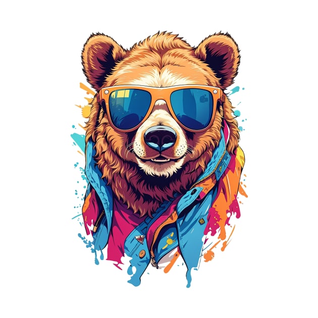 Cool Bear in Sunglasses by NordicBadger