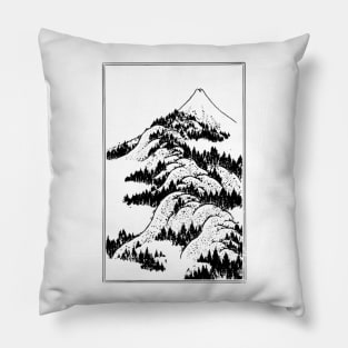 Classical Fuji vector image Pillow