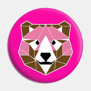 Geometric Pink Bear (MD23Ani002b) Pin