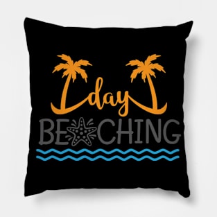 Day At The Beach Pillow