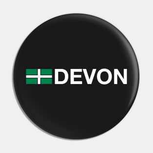 Devon County Flag - England Pin