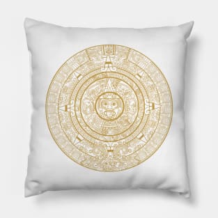 Creative Gold Aztec Emblem Gift Pillow