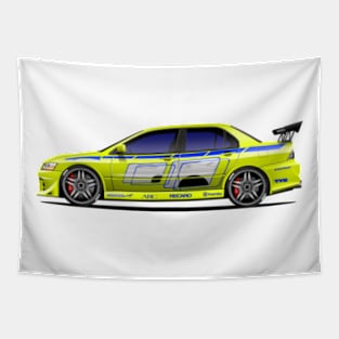 2 fast 2 furious lancer evo Tapestry