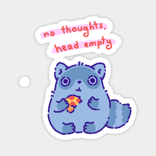 No thoughts head empty Magnet
