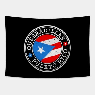 Quebradillas Puerto Rico Puerto Rican Pride Flag Tapestry