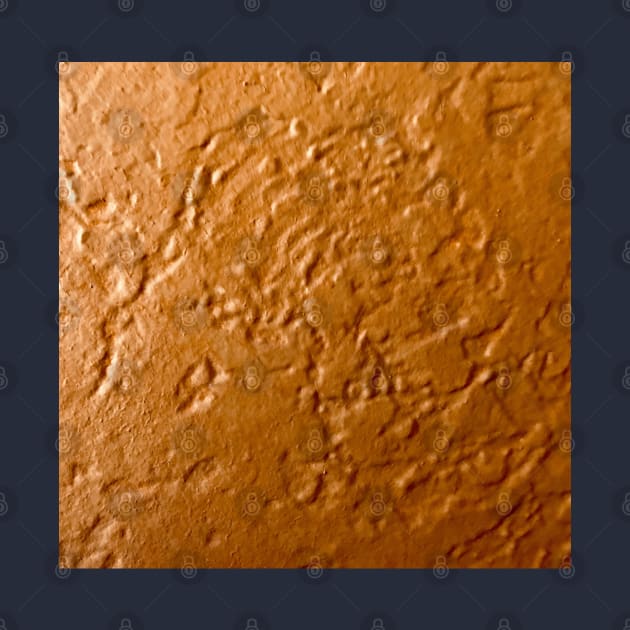 Pumpkin Pie, dark orange textured painting by djrunnels