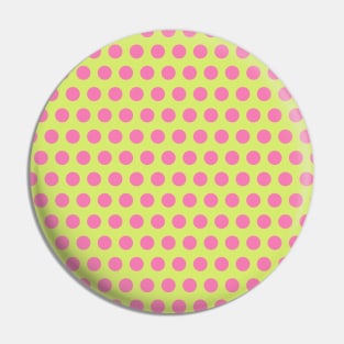 Pink polka dot Pin