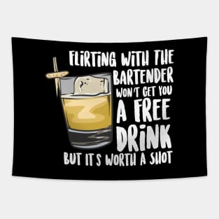 Flirting With The Bartender Won't Get You A Free Drink But It's Worth A Shot Tapestry