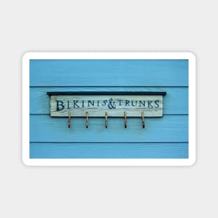 Bikinis And Trunks Hanger Magnet