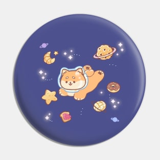 Cute Shiba Pastry Universe Pin